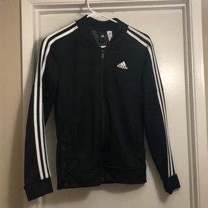 Adidas small black track jacket
